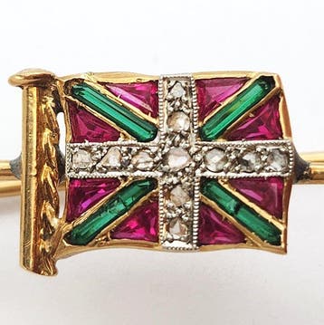 Pince à cravate - 18 carats Or jaune