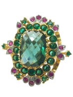 Sans prix de réserve - Bague - 9 carats Argent, Or jaune, Bijoux, Sacs & Beauté, Bagues