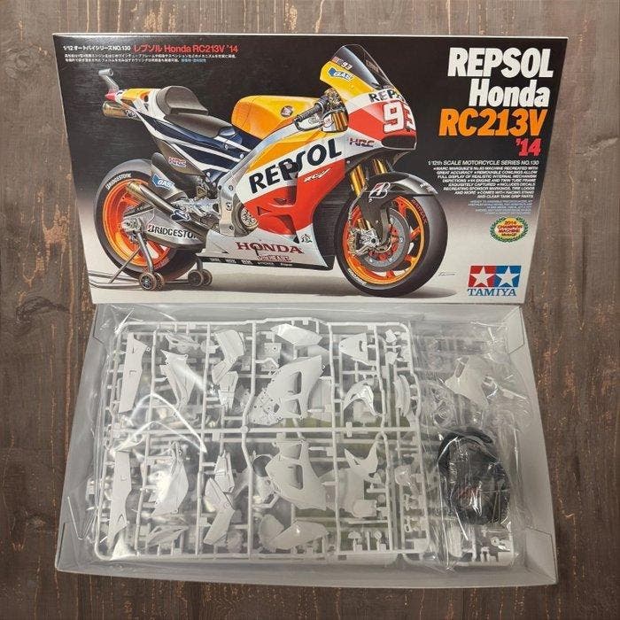 Tamiya - Speelgoedauto 1/12 SCALE REPSOL Honda RC213V ’14 -, Hobby & Loisirs créatifs, Voitures miniatures | 1:5 à 1:12