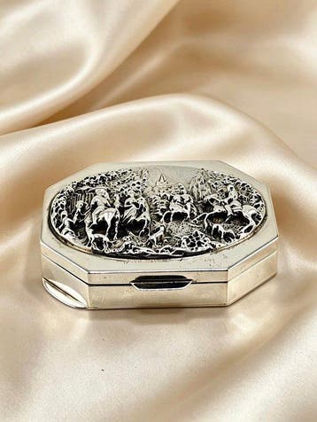 Doos - .925 zilver - zilveren doos