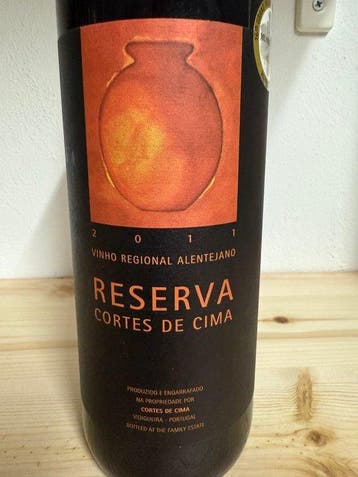 2011 Cortes de Cima, Reserva - Alentejo - 1 Fles (0,75, Verzamelen, Nieuw