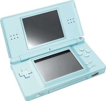 Nintendo DS Lite Lichtblauw (Nette Staat) (DS Spelcomputers), Games en Spelcomputers, Ophalen of Verzenden, Zo goed als nieuw