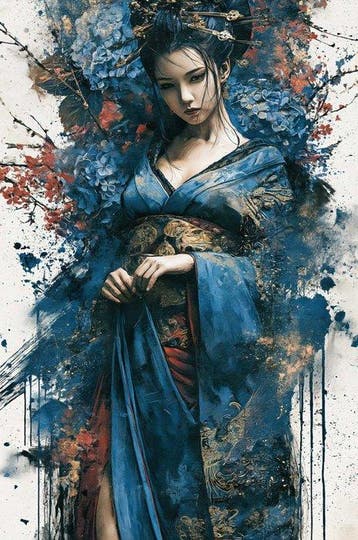 BJarco (1988) - Blue Garden Dream () · XXL, Antiek en Kunst