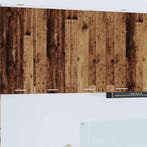 vidaXL Hangkast met opslag Oudhout 80 x 31 x 80 cm Bewerkt, Verzenden, Nieuw