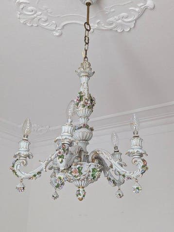 Capodimonte - Lustre - Céramique - Capodimonte