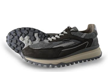 Floris van Bommel Sneakers in maat 42½ Grijs, Kleding | Heren, Schoenen, Overige kleuren, Verzenden, Floris van Bommel, Zo goed als nieuw