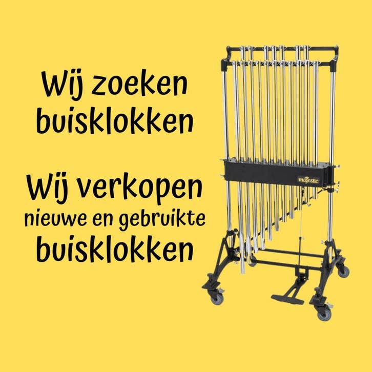 Adams en Majestic buisklokken - chimes - tubular bells, Musique & Instruments, Percussions, Envoi