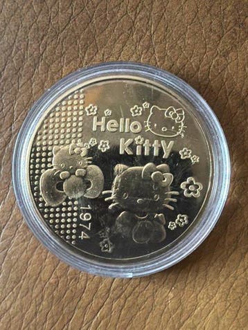 Monde. Medal Hello Kitty - Colorized - 15g (Sans prix de