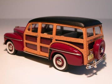 Brooklin 1:43 - Voiture miniature - 1947 Ford V8 Station