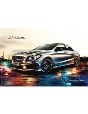 2014 MERCEDES BENZ CLA-KLASSE BROCHURE DUITS