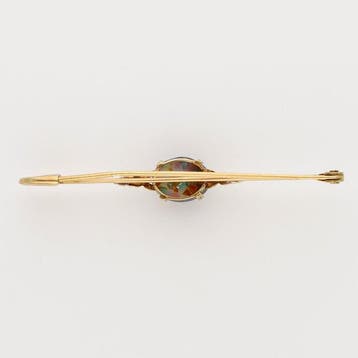 Sans prix de réserve - Broche - 14 carats Or jaune Opale