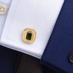 Zonder minimumprijs - Manchetknopen Verguld - Diamant - 18k