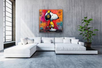 ERIC BRUMETTE - DJ SNOOPY SAVED MY LIFE 66 - Toile L -