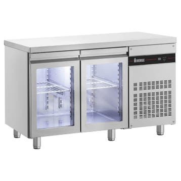 Koelwerkbank | 224L | 2 Glasdeuren | 0°C/+10°C  |, Verzenden