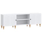 vidaXL TV Kast Wit 150 x 31 x 50 cm Bewerkt hout, Verzenden, Nieuw