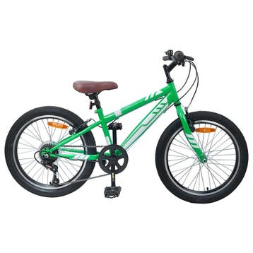 vidaXL Mountainbike 20 Inch 6-Speed voor 5-8 jaar oud Groen, Fietsen en Brommers, Fietsen | Racefietsen, Verzenden, Nieuw