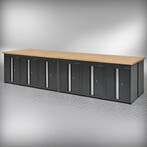 Datona Werkbank PRO eiken - 12 opbergkasten - 400 cm -, Ophalen of Verzenden, Nieuw