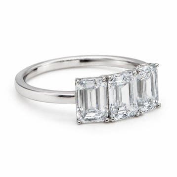 Zonder minimumprijs - Ring - 14 karaat Witgoud - 2.30ct. tw.