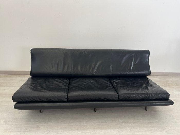 Arflex - Marco Zanuso - Sofa - Sleep-o-matic - Leder, Antiquités & Art, Art | Objets design
