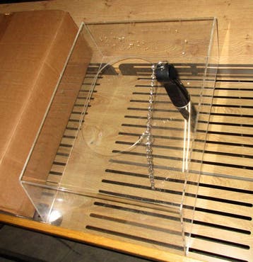 Broodvitrine bak 30cm zonder tang