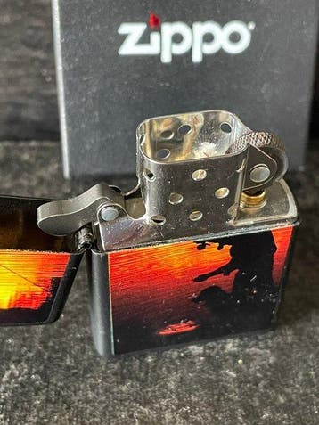 Zippo - Briquet Zippo Original - Pêcheur au Coucher de