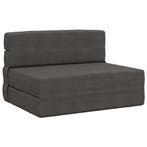 vidaXL Vouwsofa Bed Donkergrijs 190 x 70 x 15 cm Corduroy, Verzenden