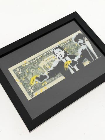 WhyCreationz (XX-XXI) - Banksy Series: Pulp Fiction, Antiek en Kunst, Kunst | Schilderijen | Modern