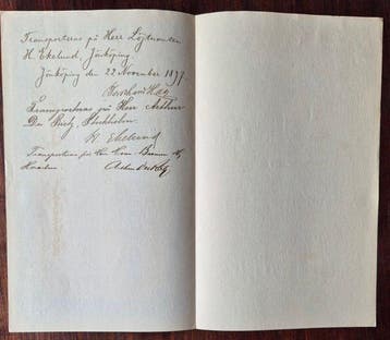 Zweden. 500 Kroner - 1897 Turba - preferred share on name, Antiek en Kunst