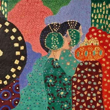 Vittorio Zecchin (1878-1947) - Bozzetto per Le Mille e Una