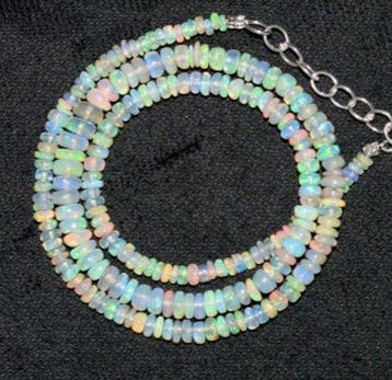 Opaal Ketting AA++ Natuurlijke Mineralen- 9 g - (1)