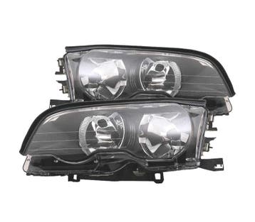 PHARES POUR BMW SÉRIE 3 E46 COUPÉ 01-03 FOND NOIR, Verzenden, Nieuw