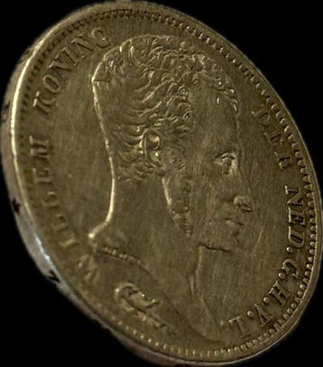 Nederland. Willem I. 1 Gulden 1824 Utrecht