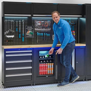 Datona Werkplaatsinrichting PREMIUM eiken werkblad met, Doe-het-zelf en Bouw, Werkbanken, Ophalen of Verzenden, Nieuw
