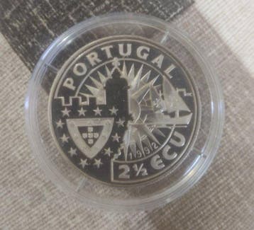 Portugal. 2 1/2 ECU 1992 (Zonder minimumprijs)