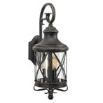 Stal- & Boerderijlampen Romantica 3-lichts Muurlamp Oud Brui, Overige materialen, Verzenden, Wandlamp, Nieuw