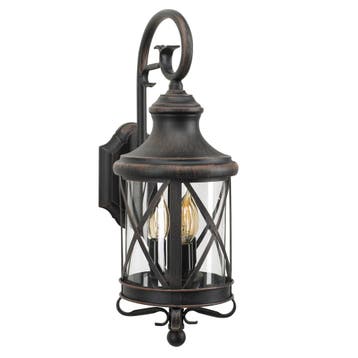 Stal- & Boerderijlampen Romantica 3-lichts Muurlamp Oud Brui, Tuin en Terras, Buitenverlichting, Verzenden, Nieuw