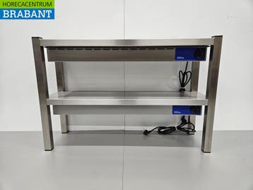 RVS Dubbele Warmtebrug Warmhoudbrug Verwarmde Etagere, Zakelijke goederen, Ophalen of Verzenden, Nieuw in verpakking