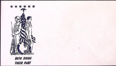 Amerikaanse envelop WWII (lijst optie), Timbres & Monnaies, Lettres & Enveloppes | Étranger, Envoi