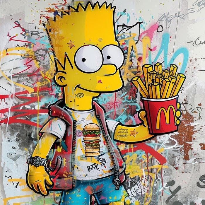 SKE - Mc Bart, Antiquités & Art, Art | Objets design