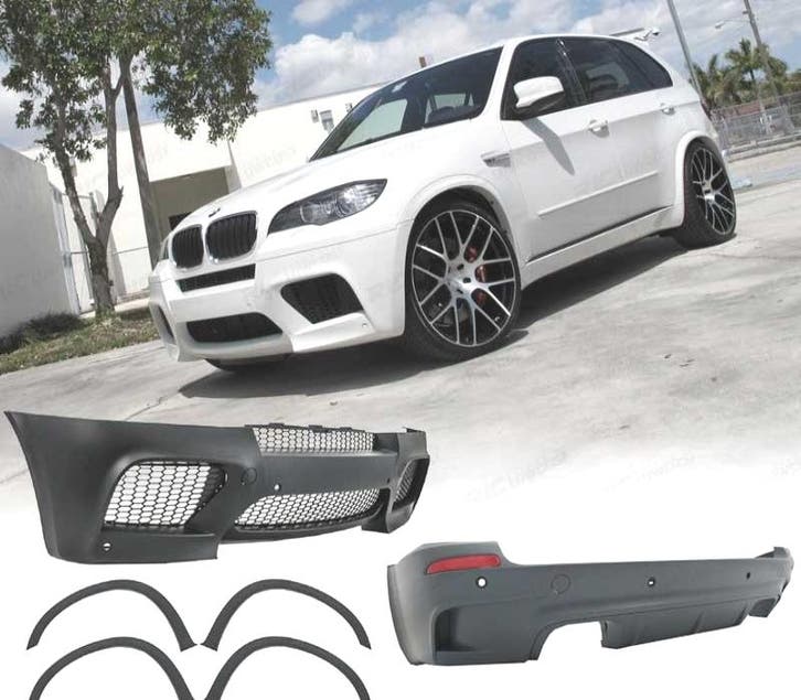 Kit Carrosserie Pour Bmw X5 E70 10-12 Look X5 M5 Pdc, Autos : Pièces & Accessoires, Carrosserie & Tôlerie, Envoi