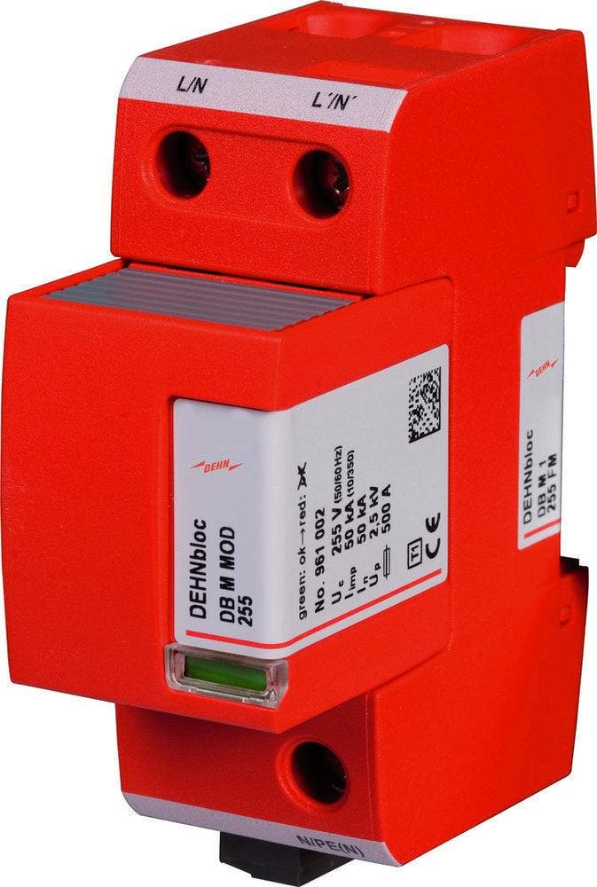 DEHN DB M 1 255 FM DEHNBLOC M FM Parafoudre - 961125, Doe-het-zelf en Bouw, Elektriciteit en Kabels, Verzenden