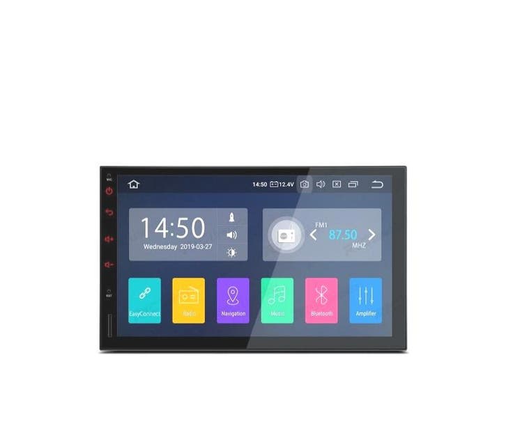 AUTORADIO GPS 2DIN ANDROID 10 LCD TACTILE 7 CARPLAY USB DUA, Auto diversen, Autonavigatie, Verzenden