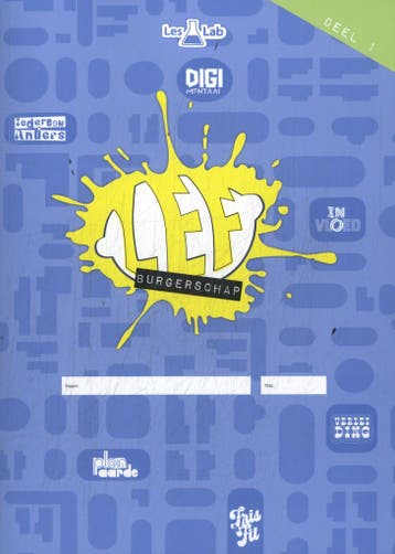 deel 1 / LEF Burgerschap / werkboek / LEF burgerschap, Verzenden, Zo goed als nieuw, Stijn van Oers