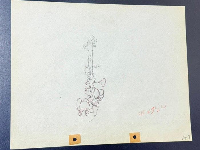 Walt Disney - Mickey Mouse-animatietekening - Two-Gun Mickey, Verzamelen, Disney