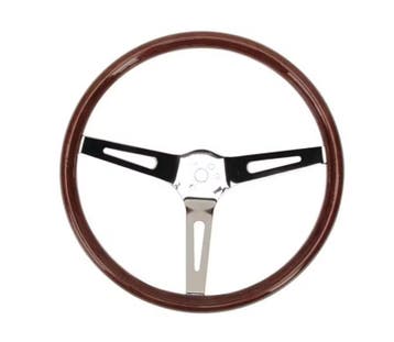 GT Classic 15-inch Slotted Spoke Wood Steering Wheel, Ophalen of Verzenden, Nieuw