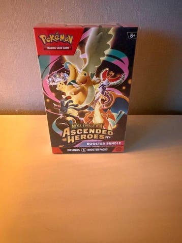 Pokémon - 1 Booster bundle - Mega Evolution Ascended Heroes, Nieuw