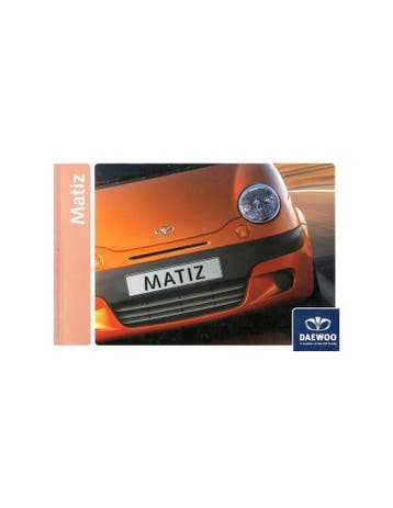 2003 DAEWOO MATIZ INSTRUCTIEBOEKJE NEDERLANDS, Ophalen of Verzenden