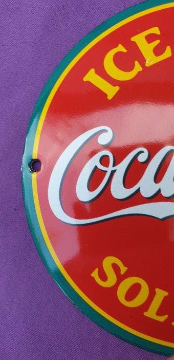 Coca-Cola - Emaille bord - Metaal, Antiek en Kunst