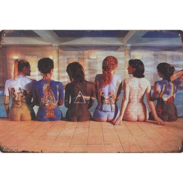 Wandbord -  Pink Floyd Lady’s With Albums, Nieuw