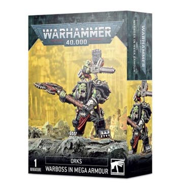 Orks Warboss in Mega Armour (Warhammer Nieuw), Ophalen of Verzenden
